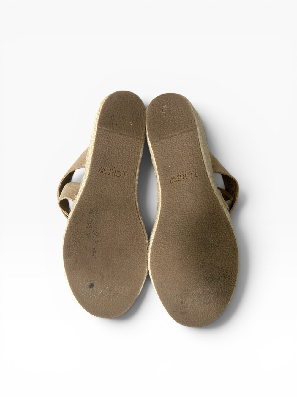 J. Crew Wide-strap Espadrille Mule Wedge Sandals Women’s Size 8 - Picture 8 of 10